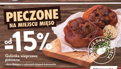 Golonka wieprzowa pieczona promocja w Intermarche