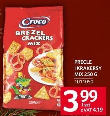 Precelki i krakersy Croco Mix 250 g promocja w Selgros