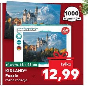 Puzzle 1000 el. Kidland promocja w Kaufland