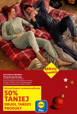 Piżama dmaska / męska Esmara / Esmara Men / Mexx promocja w Lidl