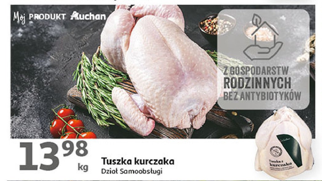 Kurczak tuszka Auchan promocja