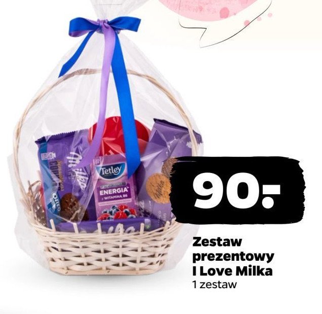 Zestaw prezentowy i love milka promocja w Netto