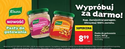 Pasta do gotowania ziołowa promocja w Biedronka