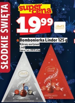 Bombonierka Lindor 125g promocja w TOPAZ