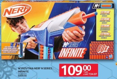 Wyrzutnia Nerf N Series Infinite promocja w Selgros