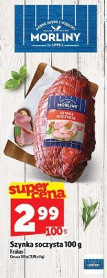 Szynka soczysta 100 g Krakus promocja w TOPAZ