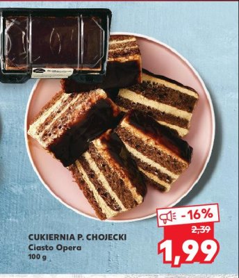 Ciasto opera Chojecki promocja