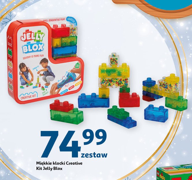 Klocki sensoryczne creative jelly blox Goliath promocja w Auchan