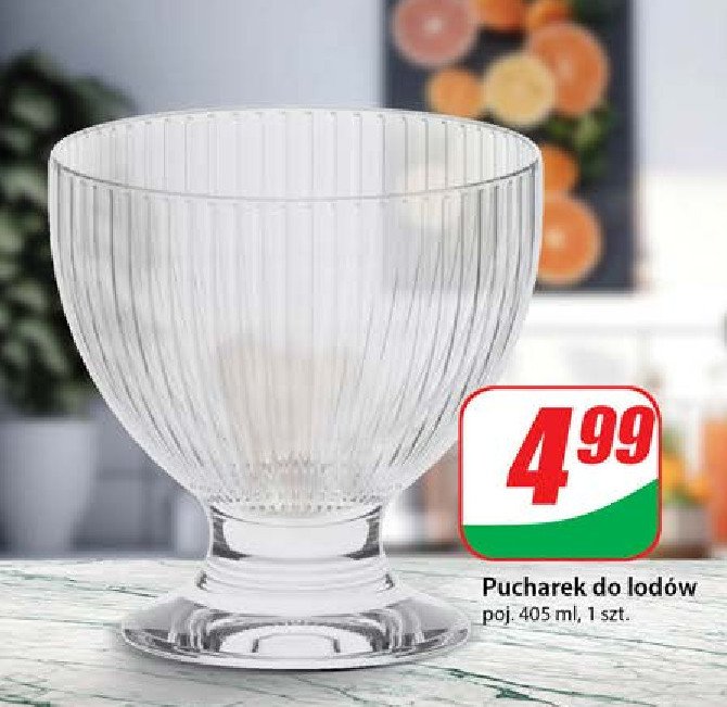 Pucharek do lodów 405 ml promocja w Dino