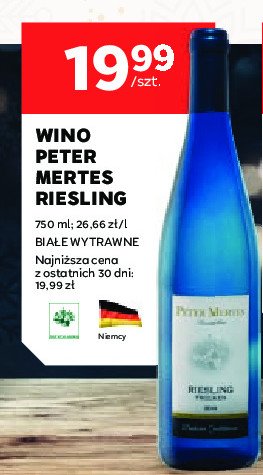 Wino PETER MERTES MOSEL RIESLING promocja w Stokrotka