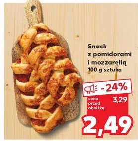 Snack z pomidorami i mozzarellą promocja