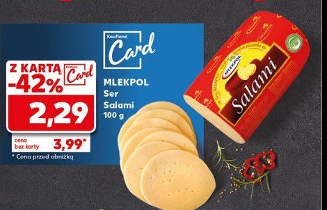 Ser salami Mlekpol salami promocja