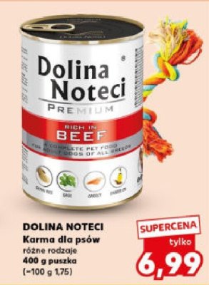 Karma dla psów różne rodzaje 400g  promocja w Kaufland