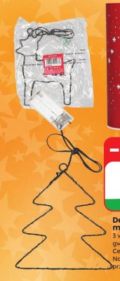 Dekoracja metalowa LED, różne wzory promocja w Dino