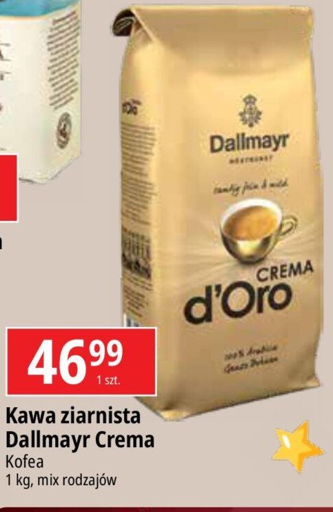 Kawa Dallmayr crema d'oro promocja