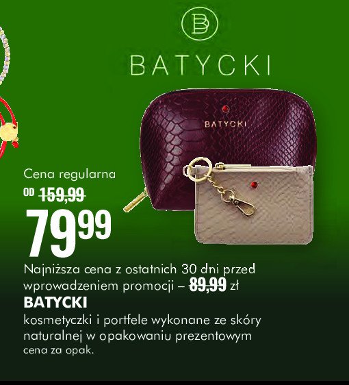 Kosmetyczka damska BATYCKI promocja