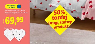 Pościel z bawełny renforcé 220x200cm promocja w Lidl