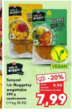 Nuggetsy wegańskie K-take it veggie promocja