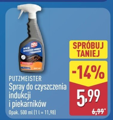 Spray PUTZMEISTER Spray do czyszczenia indukcji i piekarników promocja w Aldi