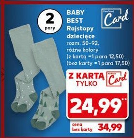 Rajstopy dziecięce 50-92 Babybest promocja