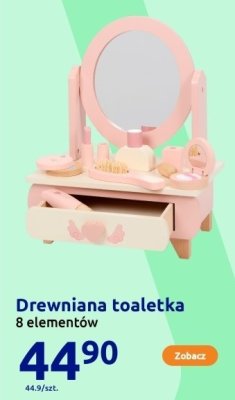 Drewniana toaletka Mini Matters 8 elementów promocja w Action
