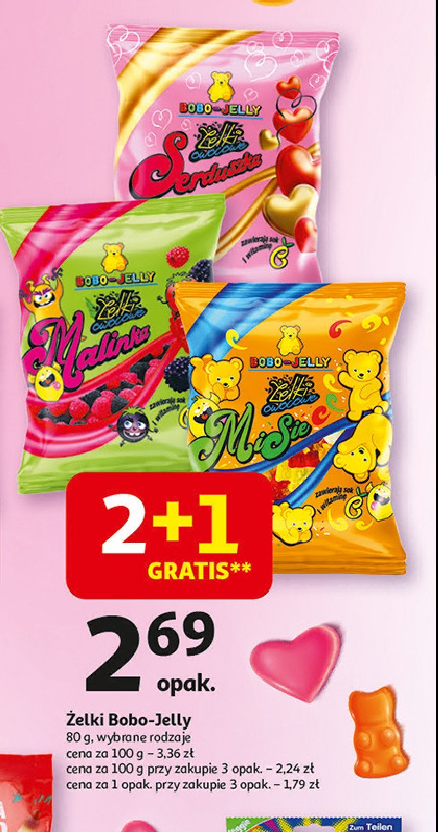 Żelki serduszka Bobo-jelly promocja