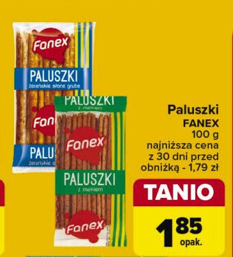 Paluszki żerańskie z makiem Fanex promocja