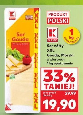 Ser morski plastry K-classic promocja