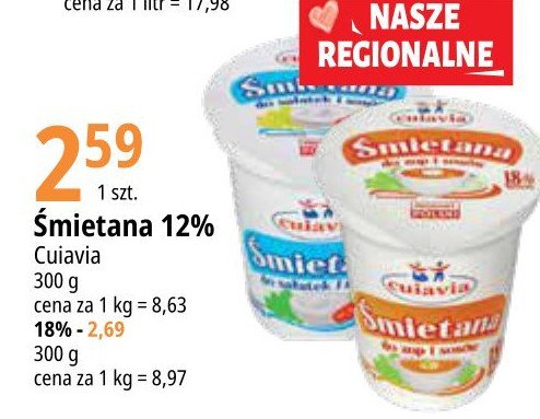 艢mietana 12 % Cuiavia promocja