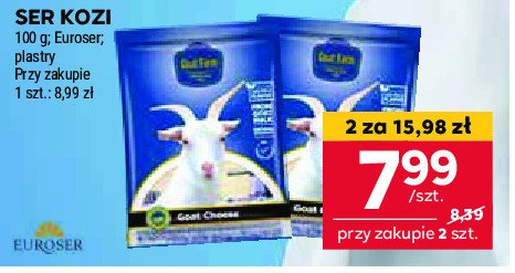 Ser kozi plastry Goat farm promocja