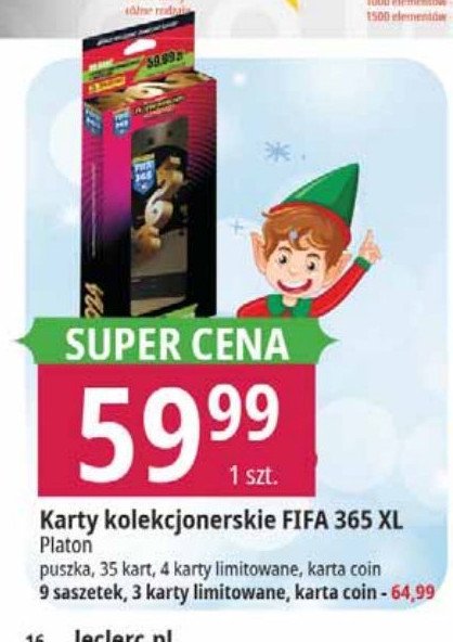 Karty fifa Panini promocja