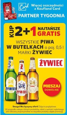 Piwo w butelkach promocja w Kaufland