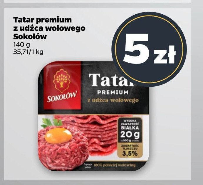 Tatra premium z udźca wołowego Sokołów promocja