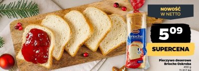 Pieczywo deserowe Brioche  promocja w Netto