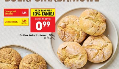 Bułka śniadaniowa promocja w Biedronka