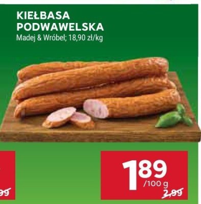 Kiełbasa podwawelska  promocja w Stokrotka