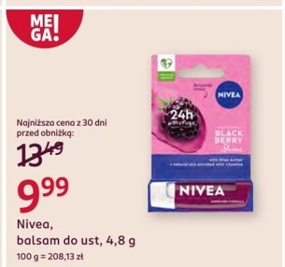 Balsam do ust Black Berry promocja w Rossmann