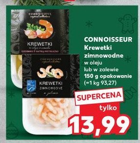 Krewetki w oleju Connoisseur promocja w Kaufland