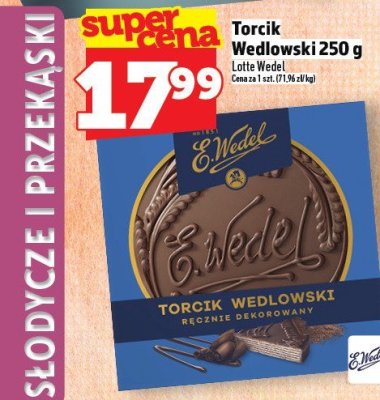 Torcik Wedlowski E.Wedel 250 g promocja w TOPAZ