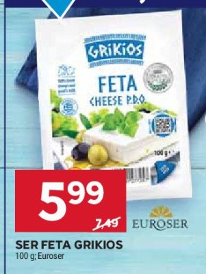 Ser feta Grikios promocja
