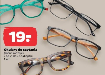 Okulary do czytania (różne rodzaje) promocja w Netto