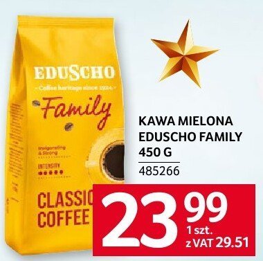 Kawa mielona Eduscho Family 480 G promocja w Selgros