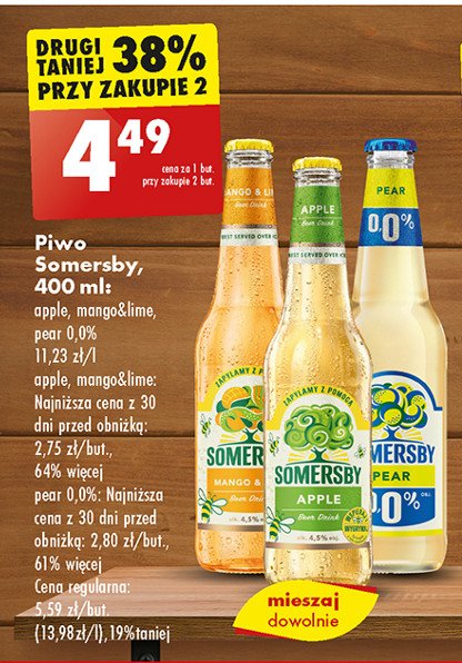 Piwo Somersby promocja