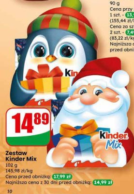 Zestaw Kinder Mix promocja w Dino