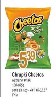 Chrupki zielona cebulka Cheetos promocja