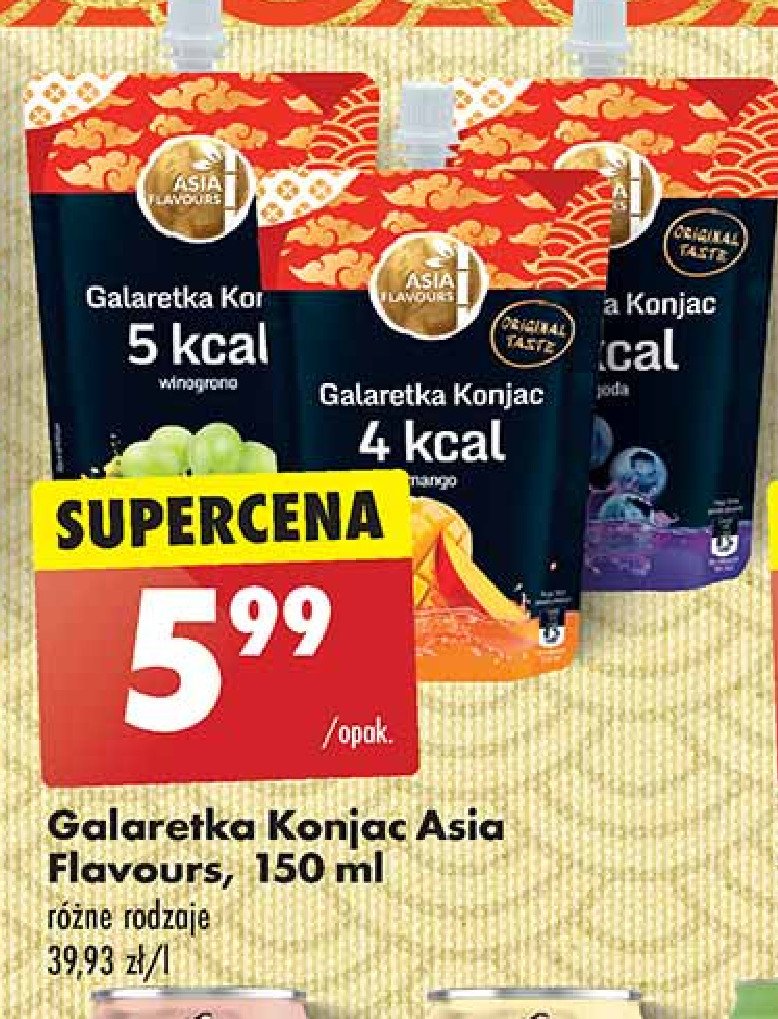 Galaretka jagoda Asia flavours promocja