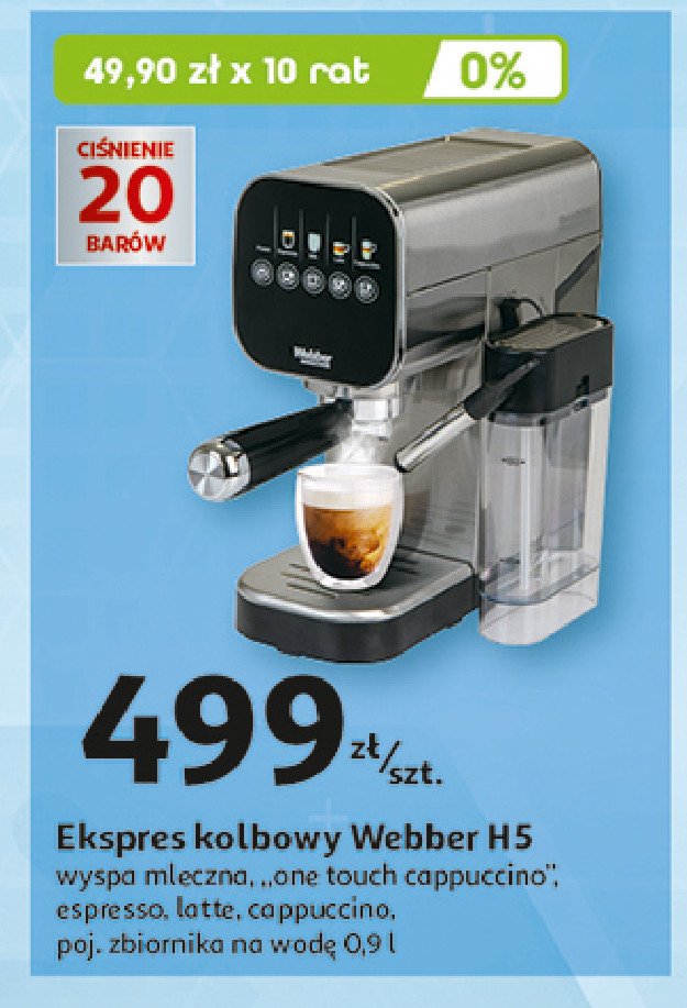 Ekspres kolbowy h5 Webber promocja