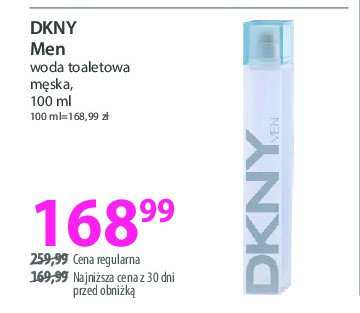 Woda toaletowa Dkny men promocja w Hebe