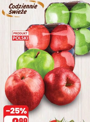 Jabłko tacka 4 szt. promocja w Dino