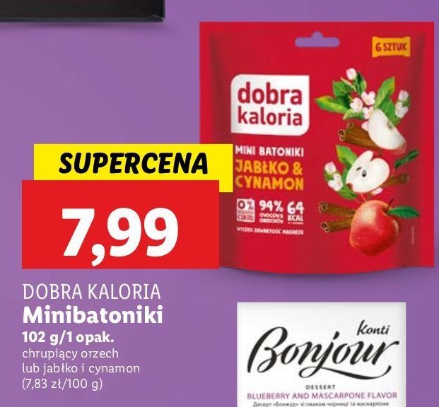 Mini batoniki orzeszki & czekolada Dobra kaloria promocja